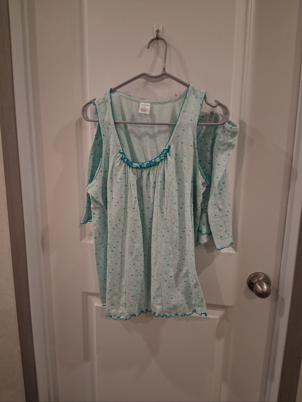 croft & barrow mint and teal Pajama Set